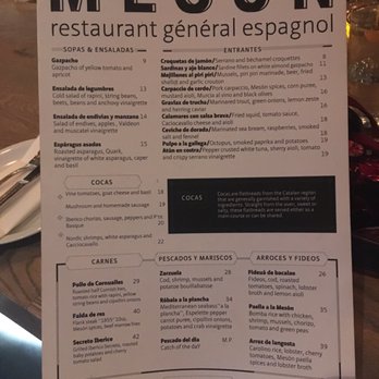 Mesón - Menu - Spanish Near Me - Montreal, Quebec Mesón - Menu - Spanish Near Me - Montreal, Quebec