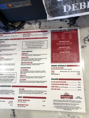 Menu photo 2 Mountain Mike's Pizza Oakland, CA Menu photo 2 Mountain Mike's Pizza Oakland, CA