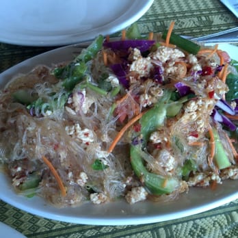 Naung Mai Thai Kitchen - Silver noodle salad w/chicken - Thai Near Me - Hilo, Hawaii