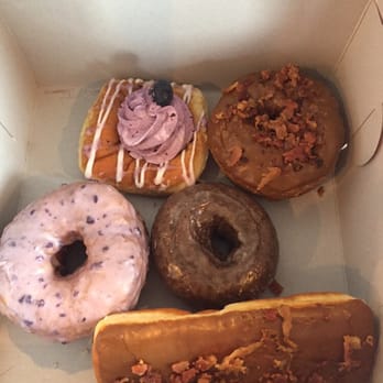 Pinkbox Doughnuts - Cronut and donuts blueberry and maple bacon in donut and cronut form. Cronuts are delicious here! - Donuts Near Me - Henderson, Nevada