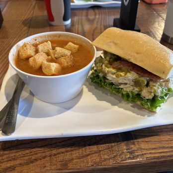 Guy's For Lunch - Over the top chicken salad sandwich and side of tortilla soup - Salad Near Me - Roseville, California Guy's For Lunch - Over the top chicken salad sandwich and side of tortilla soup - Salad Near Me - Roseville, California