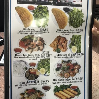 Van's Restaurant - MENU (MAY 2018) - Vietnamese Near Me - Garden Grove, California