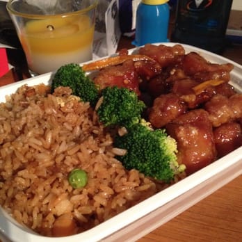 China Palace - Orange chicken combination platter - Chinese Near Me - Toledo, Ohio