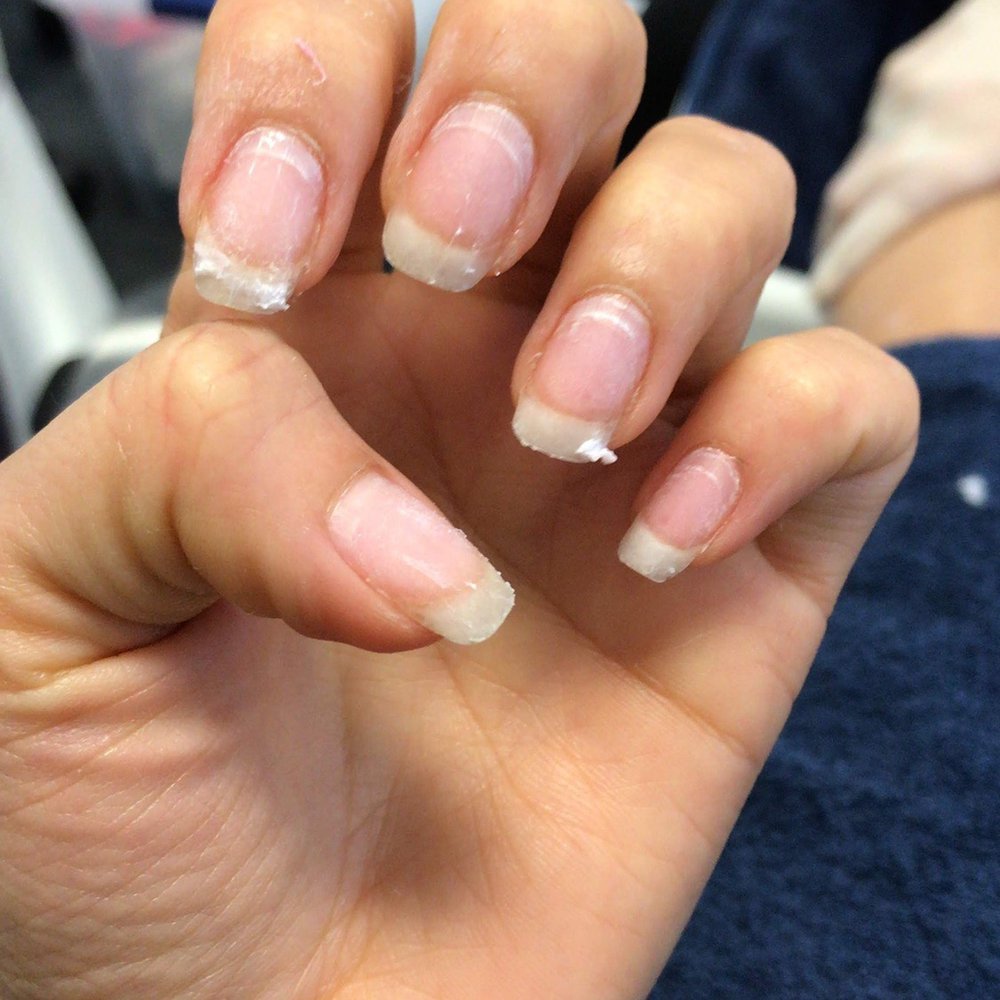 Sparkle Nails & Spa - My nails after removing dip. Super long and hard! - Nail Salons Near Me - Miramar, Florida Sparkle Nails & Spa - My nails after removing dip. Super long and hard! - Nail Salons Near Me - Miramar, Florida