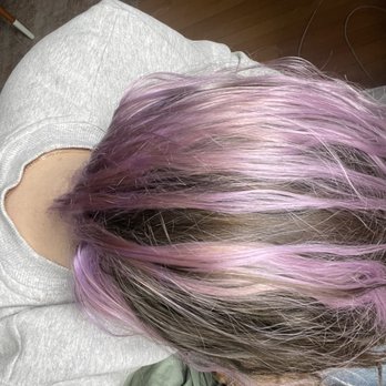 Gold + Arrow Salon - AFTER: visible orange around my head - Hair Salons Near Me - Portland, Oregon