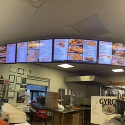 Pizza 85 - Overhead Pizza Menu