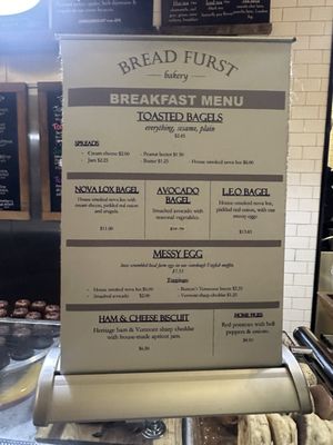 Menu photo 1 Bread Furst Washington, DC, DC