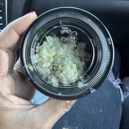 Hm. Ordered a regular coleslaw and I get this?