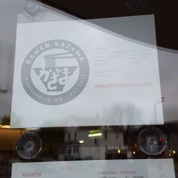 Ramen Kazama - Hours!!! - Ramen Near Me - Minneapolis, Minnesota Ramen Kazama - Hours!!! - Ramen Near Me - Minneapolis, Minnesota