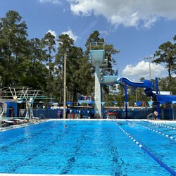 H Spurgeon Cherry Pool - Diving well with tower, springboards, and the new slide--summer 2024.