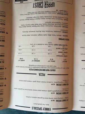 Menu photo 7 Upper Crust Pizza Oceanside, CA