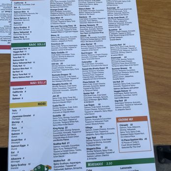 Konnichiwa Sushi & Bar - Menu - Sushi Bars Near Me - La Mesa, California Konnichiwa Sushi & Bar - Menu - Sushi Bars Near Me - La Mesa, California