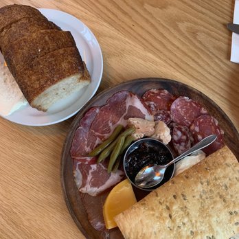 Paris Paris - Cheese and Charcuterie Board with bread - Wine Bars Near Me - Toronto, Ontario