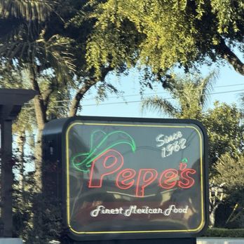 Pepe's - Sign - Mexican Near Me - Fullerton, California Pepe's - Sign - Mexican Near Me - Fullerton, California