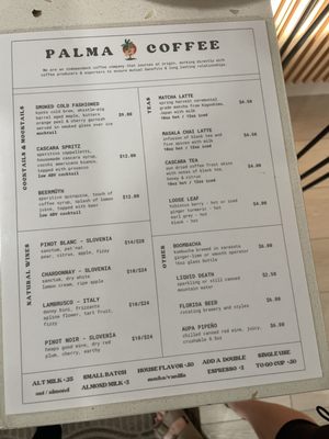 Menu photo 8 Palma Coffee Sarasota, FL