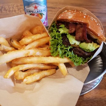 A+ Burger - California Burger with Fries - Burgers Near Me - Oakland, California