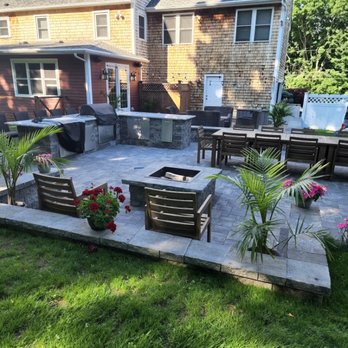 Nelson Landscaping - Patio and kitchen work done in Lincoln RI - Landscaping Near Me