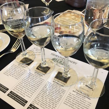 Thornton Winery - White wine flight - Wineries Near Me - Temecula, California Thornton Winery - White wine flight - Wineries Near Me - Temecula, California