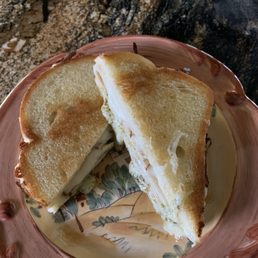Grilled cheese with turkey sandwich. Grilled cheese with turkey sandwich.