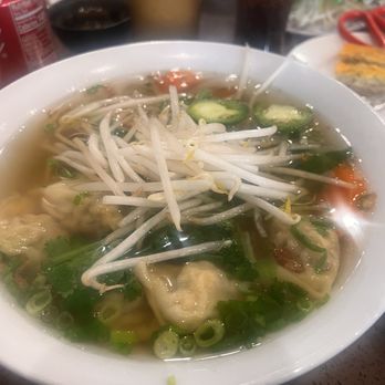 Pho King - Wonton soup with egg noodles was a great ramen like soup. - Vietnamese Near Me - Oakland, California Pho King - Wonton soup with egg noodles was a great ramen like soup. - Vietnamese Near Me - Oakland, California
