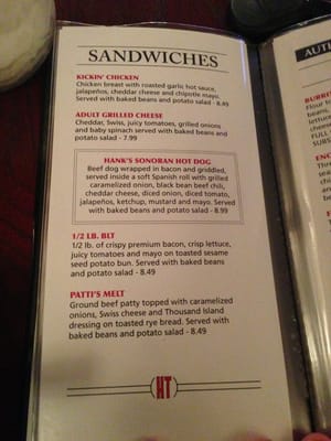 Menu photo 6 Hank's Tavern Muskegon, MI