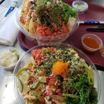 Poke Dot - Regular Bowl Large Bowl - Seafood Near Me - Claremont, California