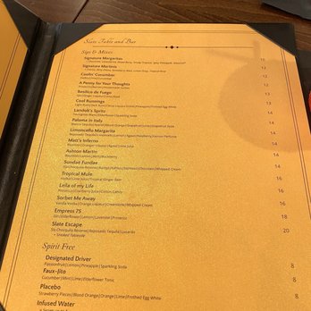 Slate Table + Bar - Menu - Wine Bars Near Me - League City, Texas Slate Table + Bar - Menu - Wine Bars Near Me - League City, Texas