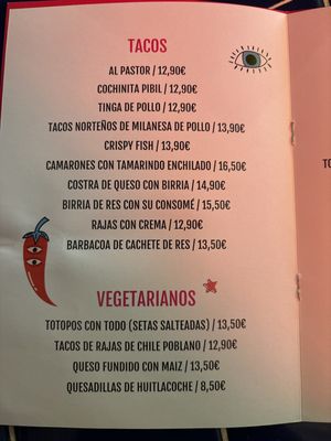 Menu photo 2 Gracias Padre Madrid, M