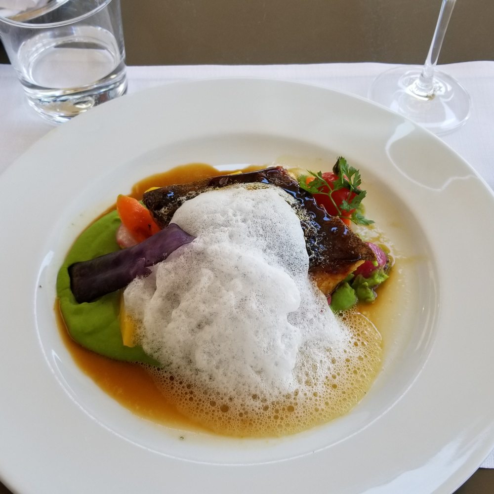 Fischstube - The foam was weird to me, but this was the best black cod ever! - Modern European Near Me - Zürich, ZH
