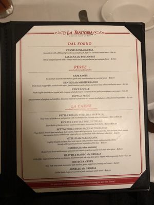 Menu photo 7 La Trattoria Restaurant Key West, FL Menu photo 7 La Trattoria Restaurant Key West, FL