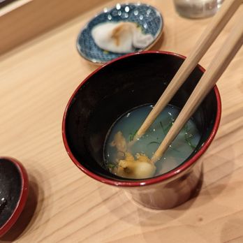 Restaurant SUNTORY - Abalone from the abalone sea urchin soup - Japanese Near Me - Honolulu, Hawaii Restaurant SUNTORY - Abalone from the abalone sea urchin soup - Japanese Near Me - Honolulu, Hawaii