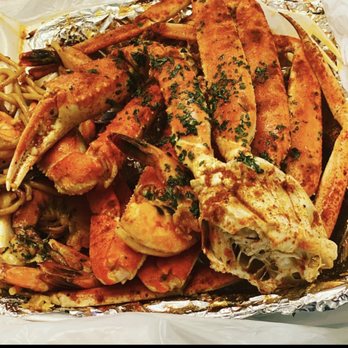 Garners Ferry Seafood & More - Two cluster seafood plate with house sauce - Seafood Near Me - Columbia, South Carolina Garners Ferry Seafood & More - Two cluster seafood plate with house sauce - Seafood Near Me - Columbia, South Carolina
