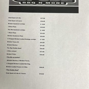 Chubz Spudz - Menu - Smokehouse Near Me Chubz Spudz - Menu - Smokehouse Near Me