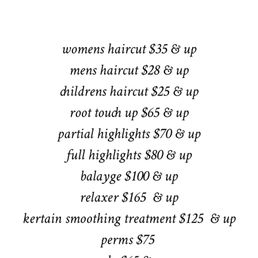 Cut prices Cut prices