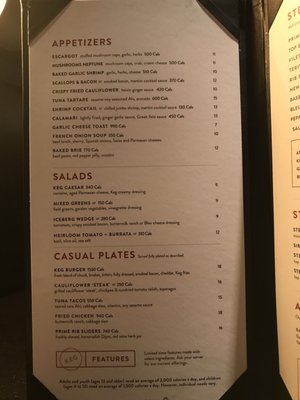 Menu photo 7 The Keg Steakhouse + Bar Toronto, ON Menu photo 7 The Keg Steakhouse + Bar Toronto, ON