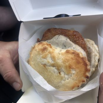 Sweet Dees Bakeshop - Biscuit and gravy breakfast sandwich - Bakeries Near Me - Scottsdale, Arizona Sweet Dees Bakeshop - Biscuit and gravy breakfast sandwich - Bakeries Near Me - Scottsdale, Arizona