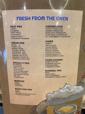 Menu photo 8 House of Pies Katy, TX
