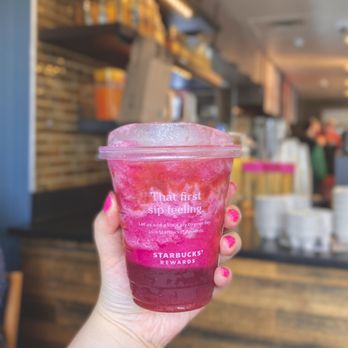 Starbucks - Frozen Mango Dragonfruit Lemonade Starbucks Refreshers Beverage - Coffee & Tea Near Me - Murphy, Texas Starbucks - Frozen Mango Dragonfruit Lemonade Starbucks Refreshers Beverage - Coffee & Tea Near Me - Murphy, Texas