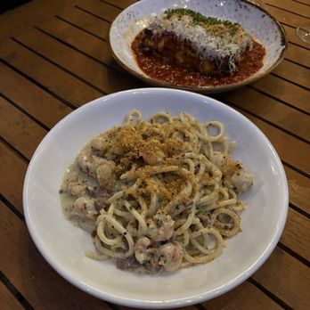MIDA - ROCK SHRIMP CARBONARA - Italian Near Me - Boston, Massachusetts MIDA - ROCK SHRIMP CARBONARA - Italian Near Me - Boston, Massachusetts