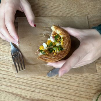 Backhaus - speck and egg croissant - Bakeries Near Me - San Mateo, California