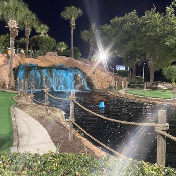 Shipwreck Island Adventure Golf - Secondary waterfall - Mini Golf Near Me - Myrtle Beach, South Carolina Shipwreck Island Adventure Golf - Secondary waterfall - Mini Golf Near Me - Myrtle Beach, South Carolina