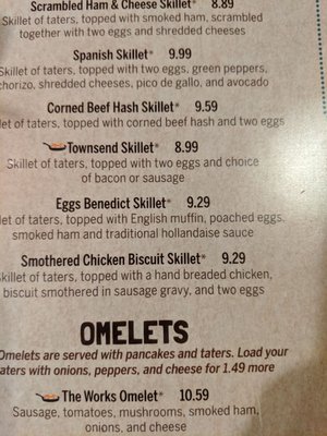 Menu photo 8 Flapjacks Pancake Cabin Gatlinburg, TN