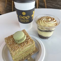 Pistachio Napoleon, Tiramisu Pistachio Napoleon, Tiramisu