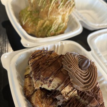 Ayla's Patisserie - Mocha cream puff (very big)! - Bakeries Near Me - Kapolei, Hawaii
