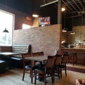 J Roo's Restaurant - Dining area and kitchen in background - Pizza Near Me - North Haven, Connecticut J Roo's Restaurant - Dining area and kitchen in background - Pizza Near Me - North Haven, Connecticut