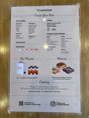Menu photo 3 Teaspoon San Jose, CA Menu photo 3 Teaspoon San Jose, CA