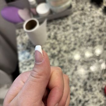 Royal Essence Nails - She scuffed up my cuticles and her finished product after realizing I wasn't happy w the shape - Nail Salons Near Me - Jacksonville, Florida Royal Essence Nails - She scuffed up my cuticles and her finished product after realizing I wasn't happy w the shape - Nail Salons Near Me - Jacksonville, Florida