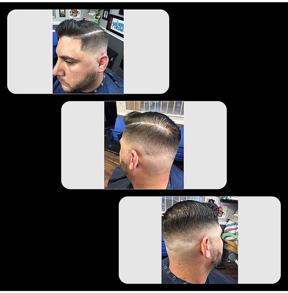 Uptown 13 Barber Shop Logo
