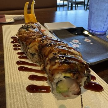 Aki Steak & Sushi - Dragon Ball Roll (8pcs) - Japanese Near Me - Sugar Land, Texas Aki Steak & Sushi - Dragon Ball Roll (8pcs) - Japanese Near Me - Sugar Land, Texas