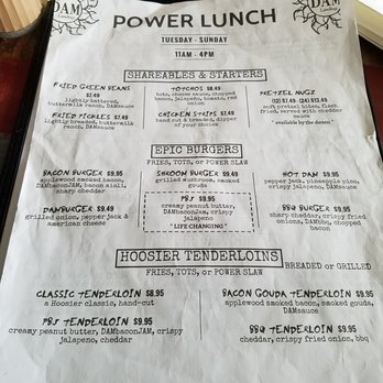 The Dam Landing - menu Sep 2019 - American Near Me - Rochester, Indiana The Dam Landing - menu Sep 2019 - American Near Me - Rochester, Indiana